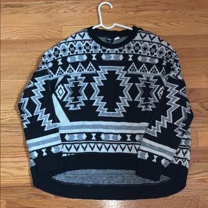 BDG Aztec Crew Neck Sweater